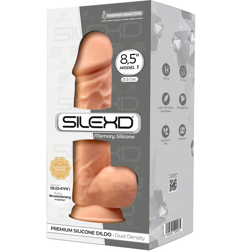 SILEXD MODELO 1 PENE REALISTICO SILICONA PREMIUM SILEXPAN 215 CM