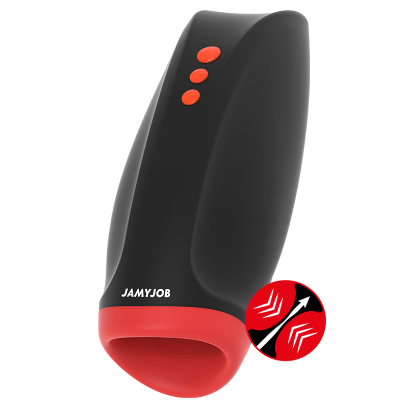 JAMYJOB NOVAX MASTURBADOR CON VIBRACION Y COMPRESIoN