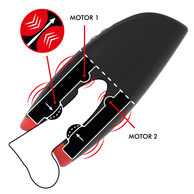 JAMYJOB NOVAX MASTURBADOR CON VIBRACION Y COMPRESIoN