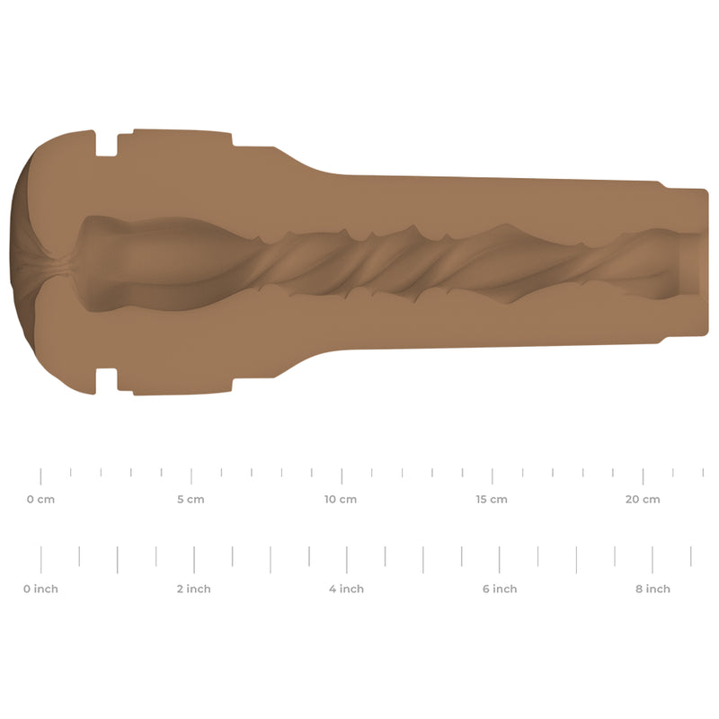 KIIROO FEEL STROKER GENERIC BUTT MASTURBADOR MID BROWN