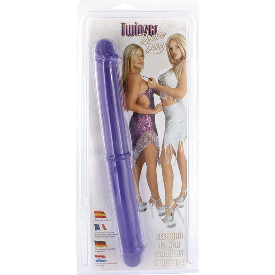 SEVENCREATIONS DOBLE PENE DE 30 CM MORADO