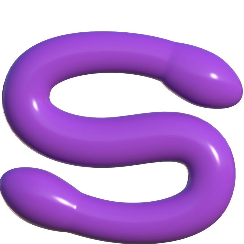 CLASSIX DILDO DOBLE FLEXIBLE 437 CM MORADO