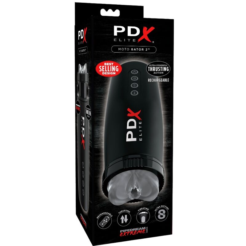 PDX ELITE MASTURBADOR STROKER ULTRA POWERFUL RECARGABLE