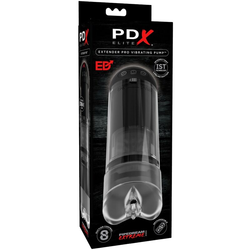 PDX ELITE MASTURBADOR STROKER EXTENDER PRO VIBRADOR