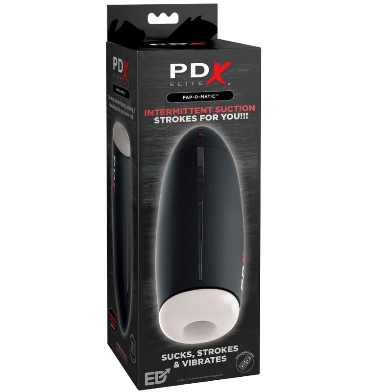 PDX ELITE MASTURBADOR STROKER FAP O MATIC SUCCION VIBRADOR