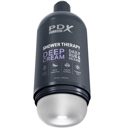 PDX PLUS MASTURBADOR STROKER DISEyO DISCRETO DE BOTE CHAMPU DEEP CREAM