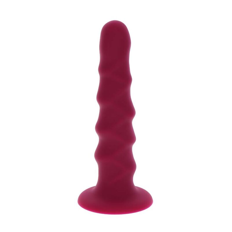 GET REAL RIBBED DONG 12 CM ROJO