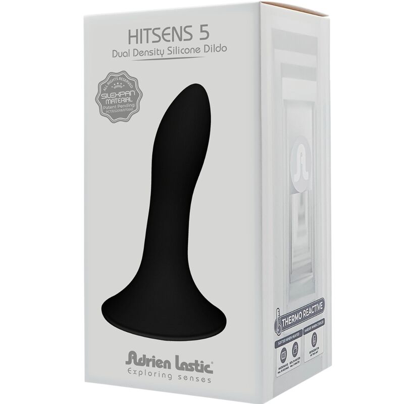 ADRIEN LASTIC HITSENS 5 DILDO SILICONA NEGRO