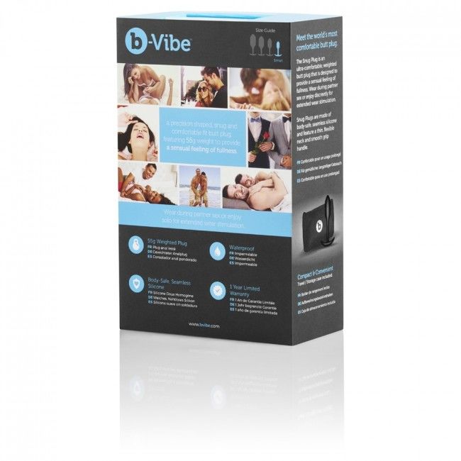 B VIBE SNUG PLUG 1 NEGRO