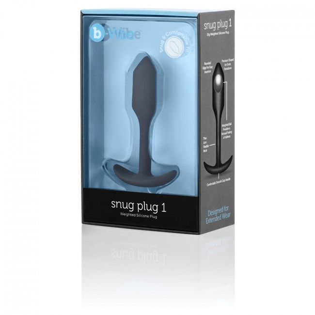 B VIBE SNUG PLUG 1 NEGRO