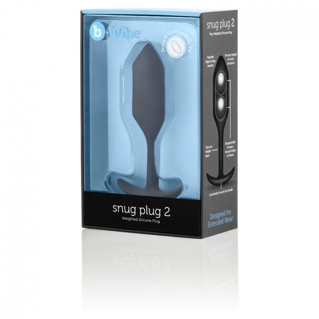 B VIBE SNUG PLUG ANAL 2 NEGRO