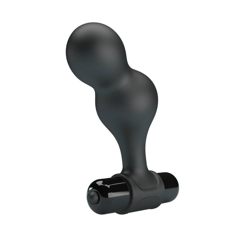 MR PLAY PLUG ANAL VIBRADOR DE SILICONA NEGRO