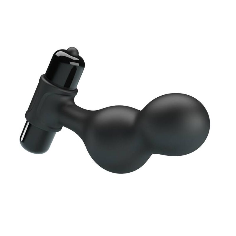 MR PLAY PLUG ANAL VIBRADOR DE SILICONA NEGRO