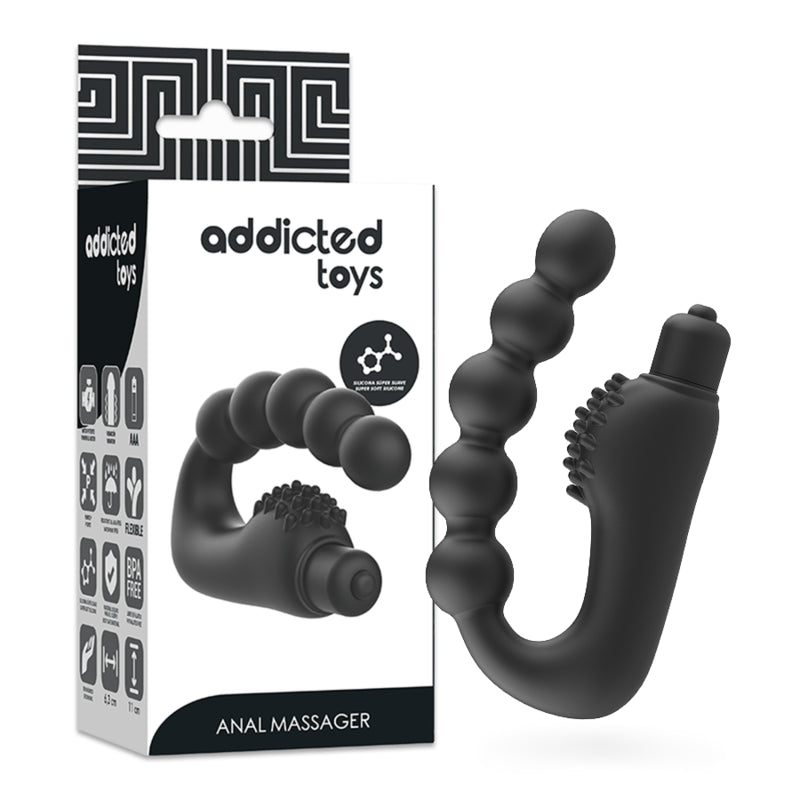 ADDICTED TOYS MASAJEADOR ANAL PROSTATICO CON VIBRACIoN