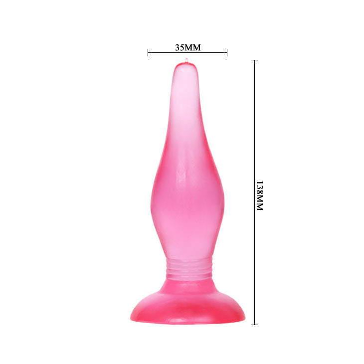 BAILE PLUG ANAL TACTO SUAVE LILA 142 CM