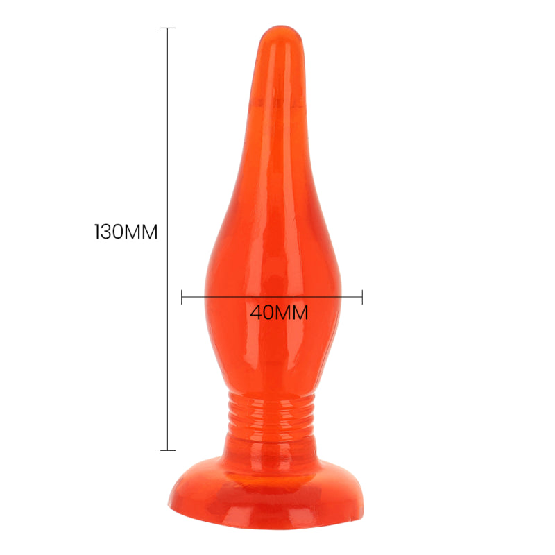 BAILE PLUG ANAL TACTO SUAVE ROJO 142 CM