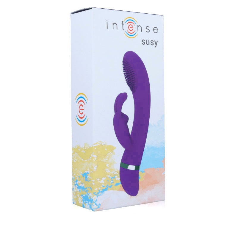 INTENSE SUSY VIBRADOR OSCILANTE SILICON RABBIT LILA