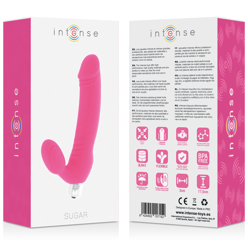 INTENSE SUGAR SEVEN SPEEDS SILICONE FUSHSIA