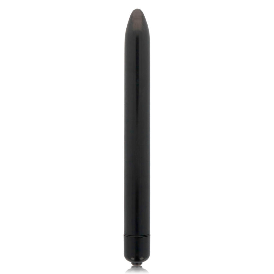 GLOSSY SLIM VIBRADOR NEGRO