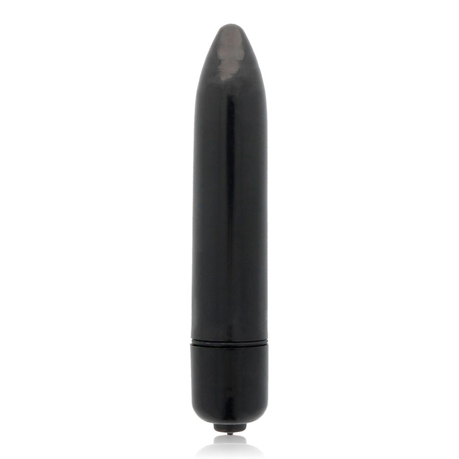 GLOSSY THIN VIBRADOR NEGRO