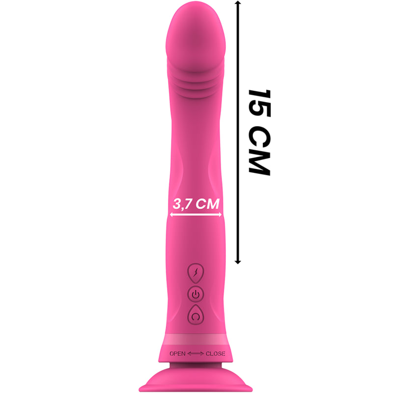 INTENSE MICHELANGELO DILDO VIBRADOR SILICONA ROSA