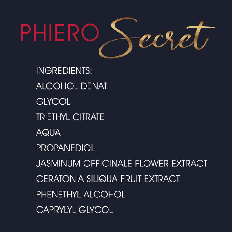 500 COSMETICS PHIERO SECRET CONCENTRADO NATURAL HORMONAS INODORO 15 ML