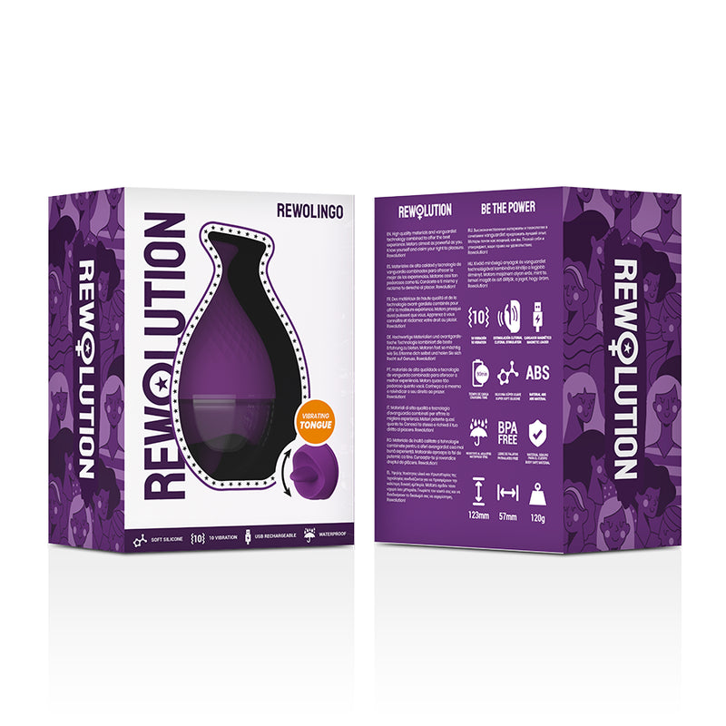 REWOLUTION REWOLINGO VIBRADOR CON LENGUA