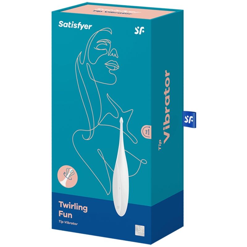 SATISFYER TWIRLING FUN ESTIMULADOR CLITORIS BLANCO