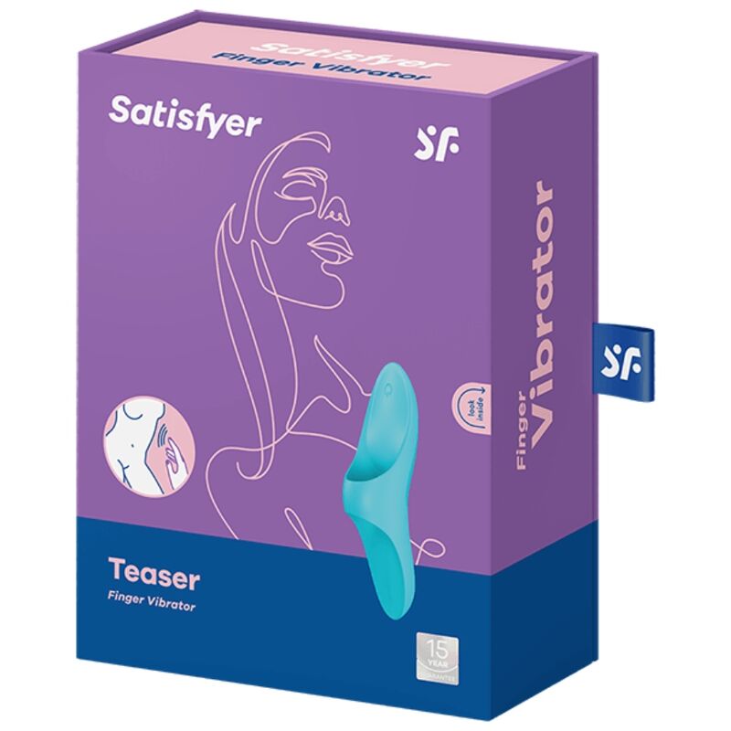 SATISFYER TEASER DEDAL VIBRADOR AZUL LIGHT