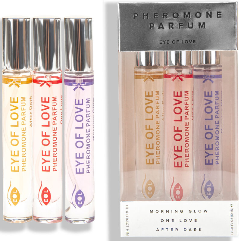 EYE OF LOVE EOL PHR PERFUME 10 ML SET 3 MORNING GLOW ONE LOVE AFTER DARK