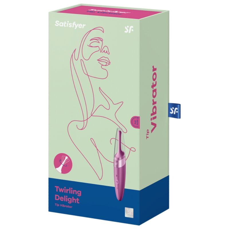 SATISFYER TWIRLING DELIGHT ESTIMULADOR CLITORIS MORADO