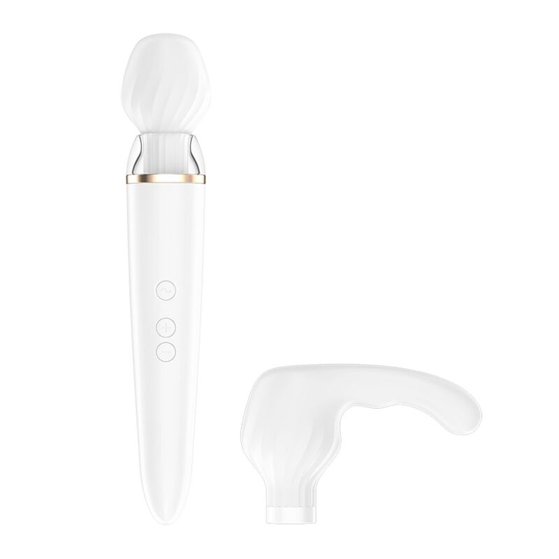 SATISFYER DOUBLE WAND ER APP BLANCO