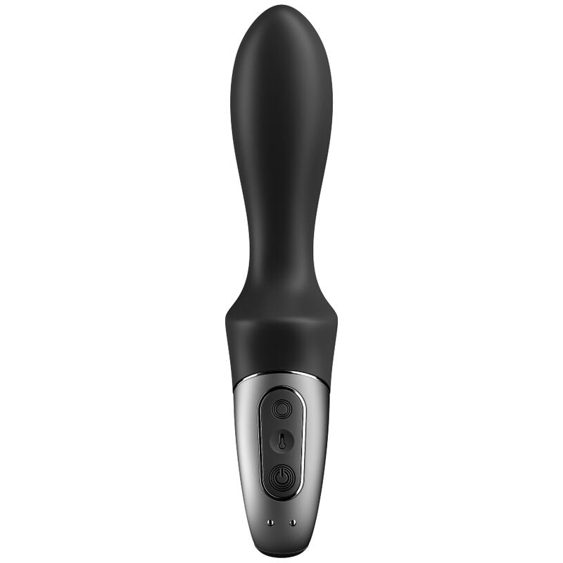 SATISFYER HEAT CLIMAX VIBRADOR ANAL APP NEGRO