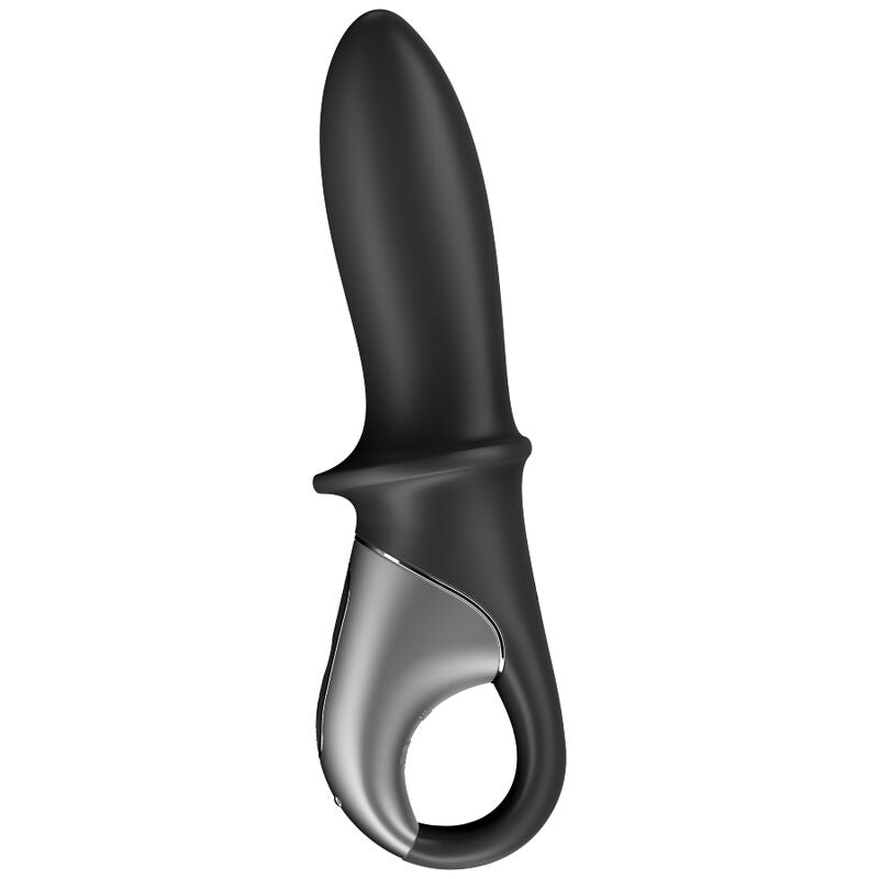 SATISFYER HOT PASSION VIBRADOR ANAL APP NEGRO