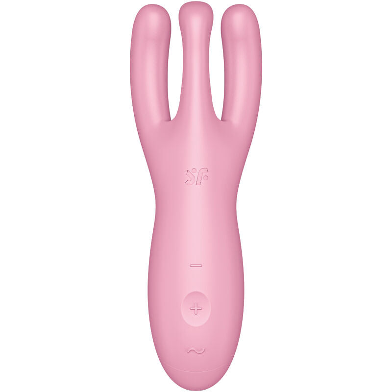 SATISFYER THREESOME 4 VIBRADOR APP ROSA