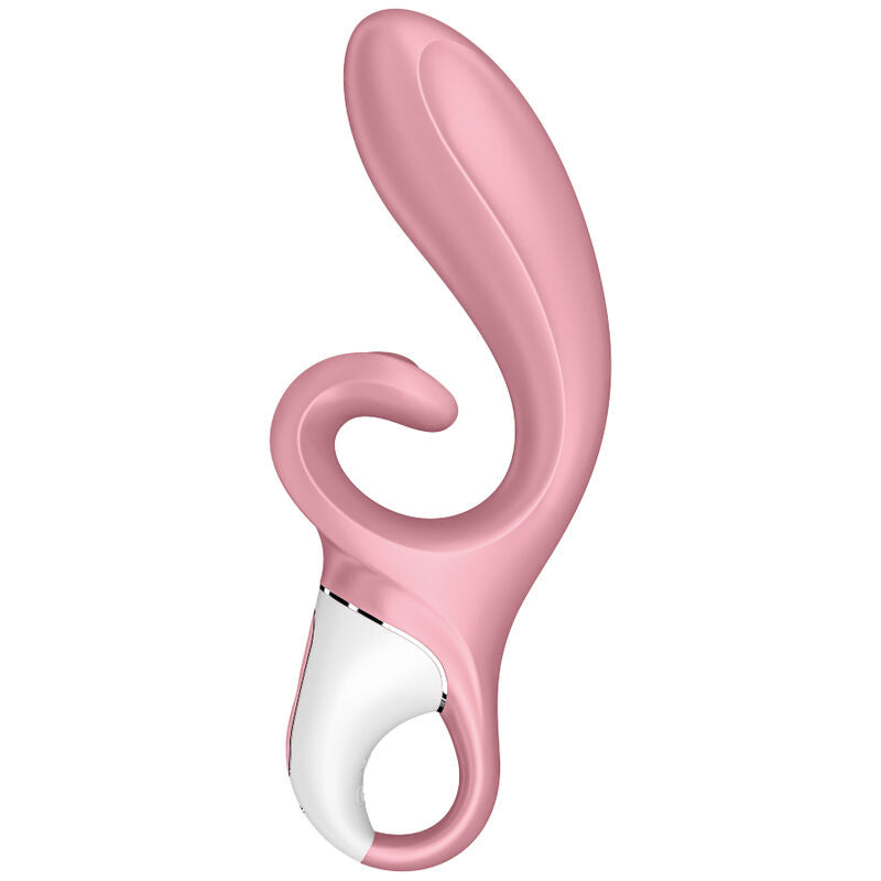 SATISFYER HUG ME VIBRADOR RABBIT APP ROSA