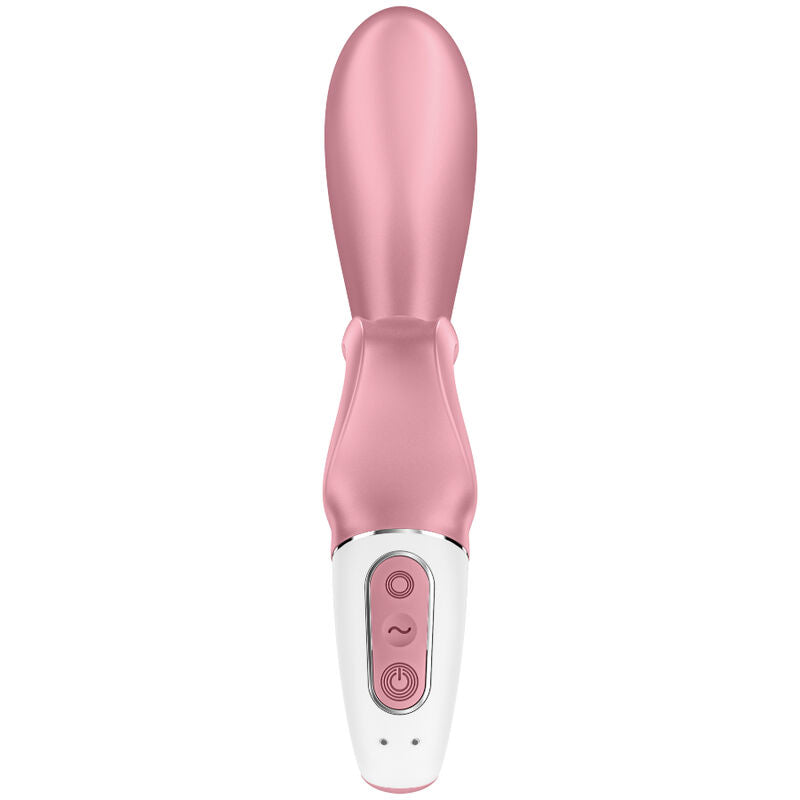 SATISFYER HUG ME VIBRADOR RABBIT APP ROSA