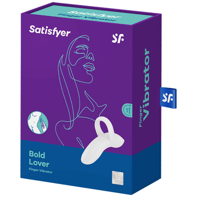 SATISFYER BOLD LOVER DEDAL VIBRADOR BLANCO