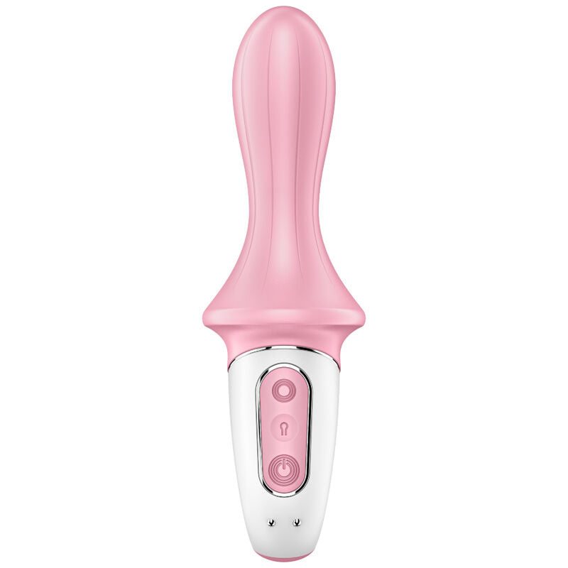 SATISFYER AIR PUMP BOOTY 5 VIBRADOR ANAL INFLABLE ROSA