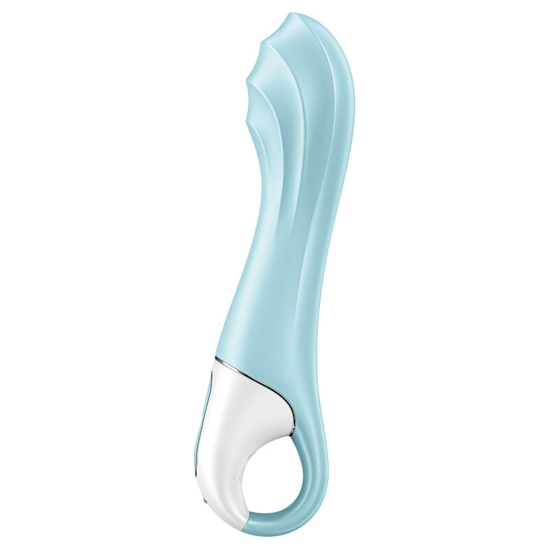 SATISFYER AIR PUMP VIBRATOR 5 VIBRADOR PUNTO G INFLABLE APP AZUL