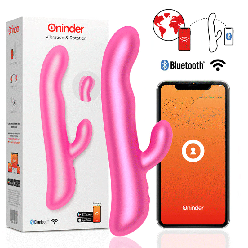 ONINDER OSLO VIBRACIoN Y ROTACIoN ROSA APLICACIoN GRATUITA