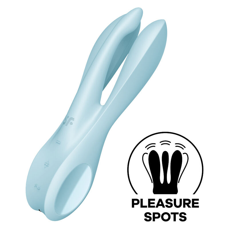 SATISFYER THREESOME 1 VIBRADOR AZUL