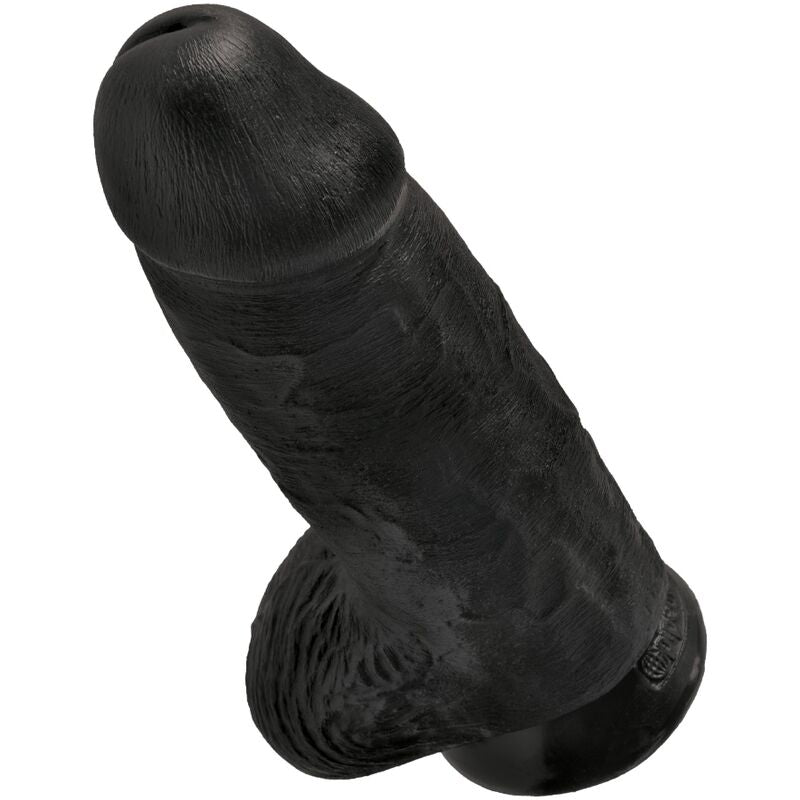 KING COCK PENE REALISTICO CHUBBY 23 CM NEGRO