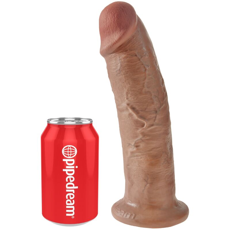 KING COCK PENE REALISTICO 24 CM CARAMELO