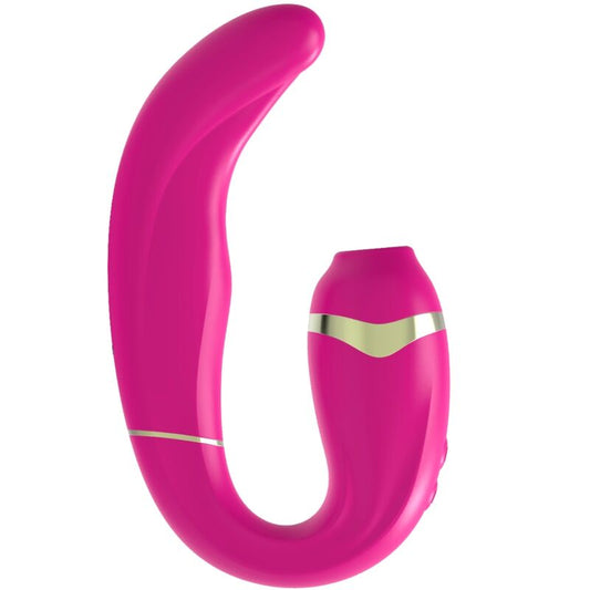 ADRIEN LASTIC MYG SUCCIONADOR CLITORIS Y ESTIMULADOR G SPOT ROSA