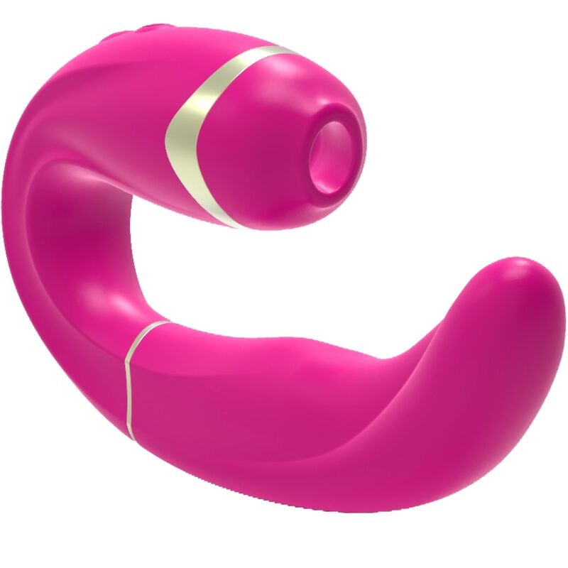 ADRIEN LASTIC MYG SUCCIONADOR CLITORIS Y ESTIMULADOR G SPOT ROSA