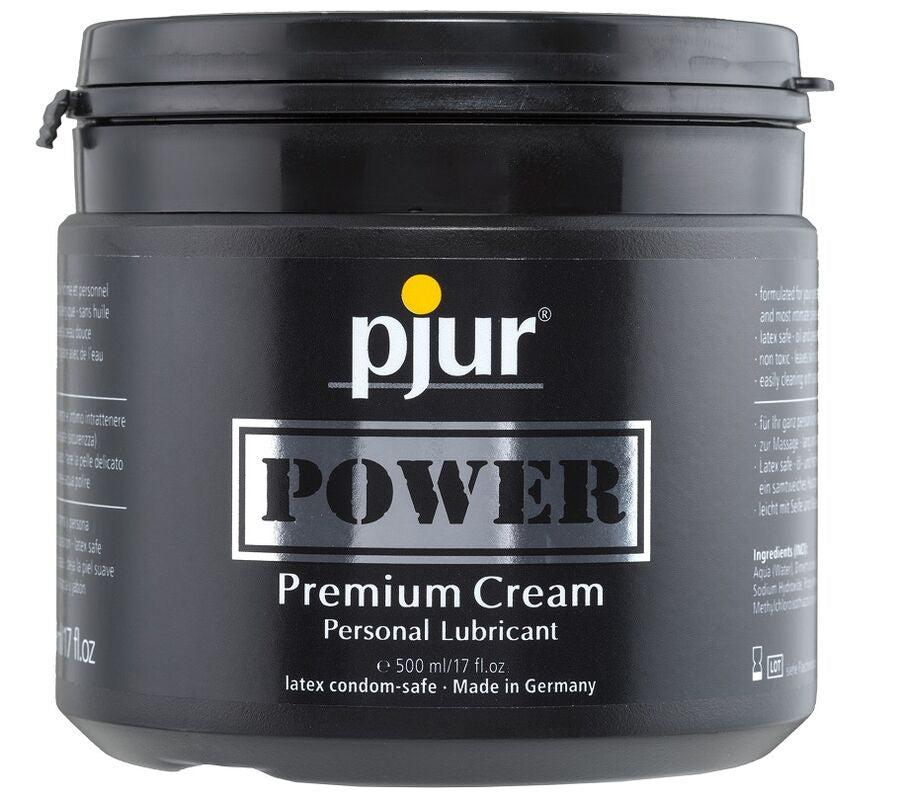 PJUR POWER PREMIUM CREAM PERSONAL LUBRICANT 500 ML