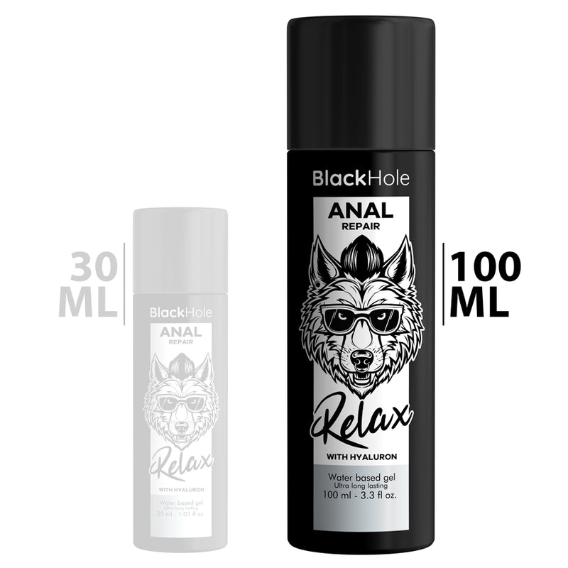 BLACK HOLE ANAL REPAIR BASE AGUA RELAX CON HYALURON 100 ML