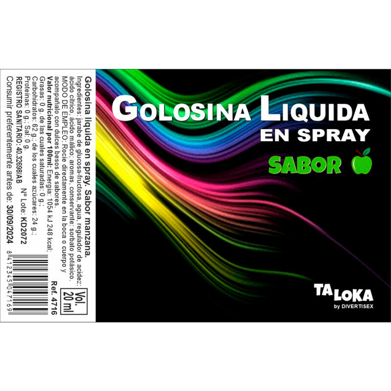 TALOKA SPRAY GOLOSINA LiQUIDA MANZANA