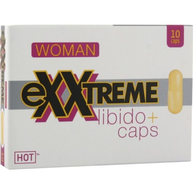 HOT EXXTREME CaPSULAS AUMENTO LiBIDO MUJER 10 CPS